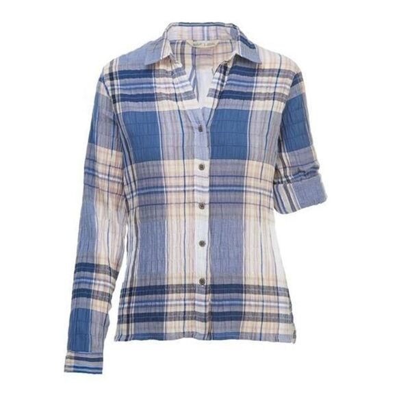Woolrich Women's Carabelle Convertible Lightweight Button Up Shirt Large - Picture 1 of 10